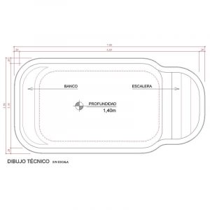 plano amaralina piscina en fibra